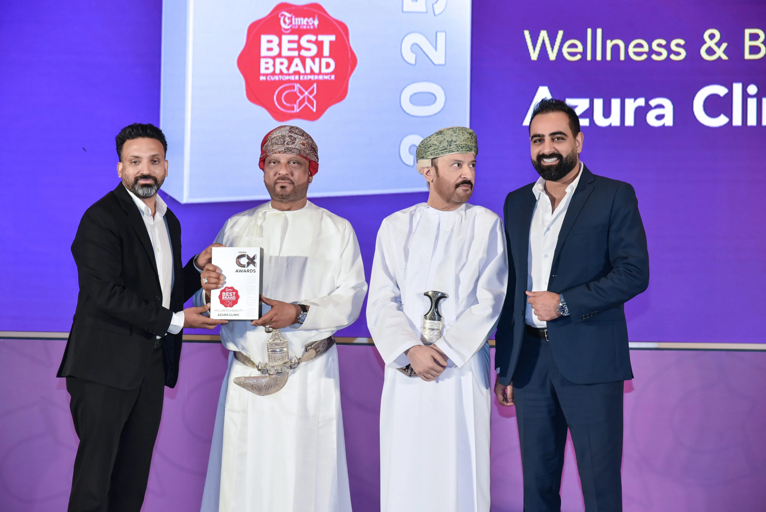 azura clinic best brand award in customer service 2025