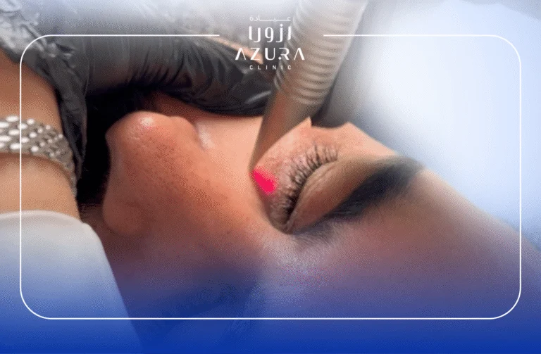 Fotona SmoothEye treatment for under-eye rejuvenation, fine lines, and smoother eye-area skin at Azura Clinic Muscat