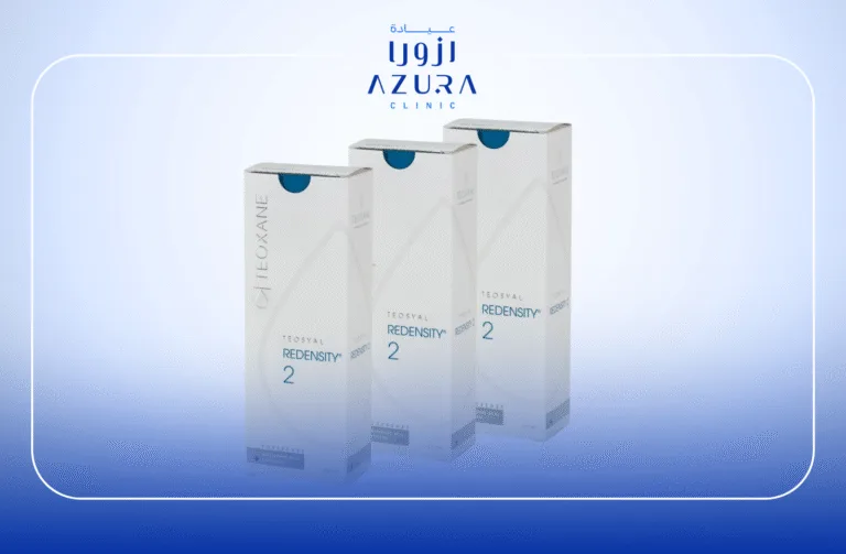Teosyal Redensity gel filler treatment for facial rejuvenation at Azura Clinic Muscat Oman 2025