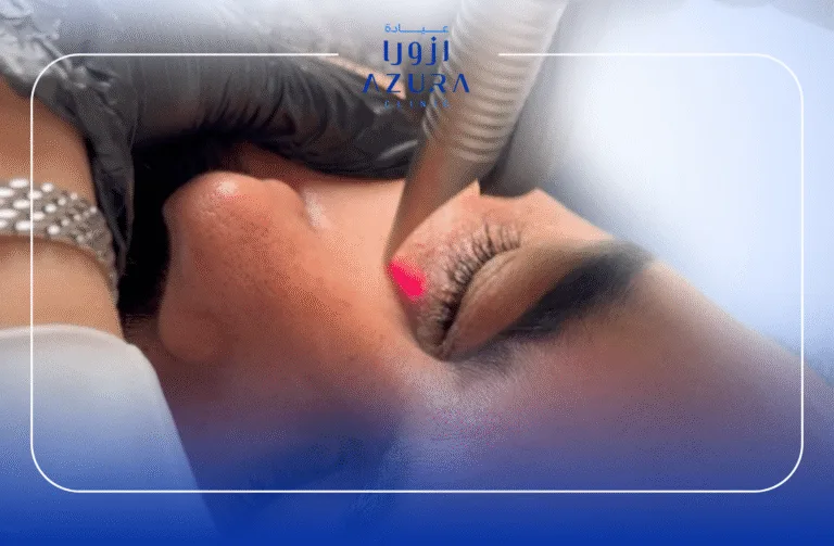 Under Eye Glowing 4D Eye treatment before and after results at Azura Clinic Muscat Oman