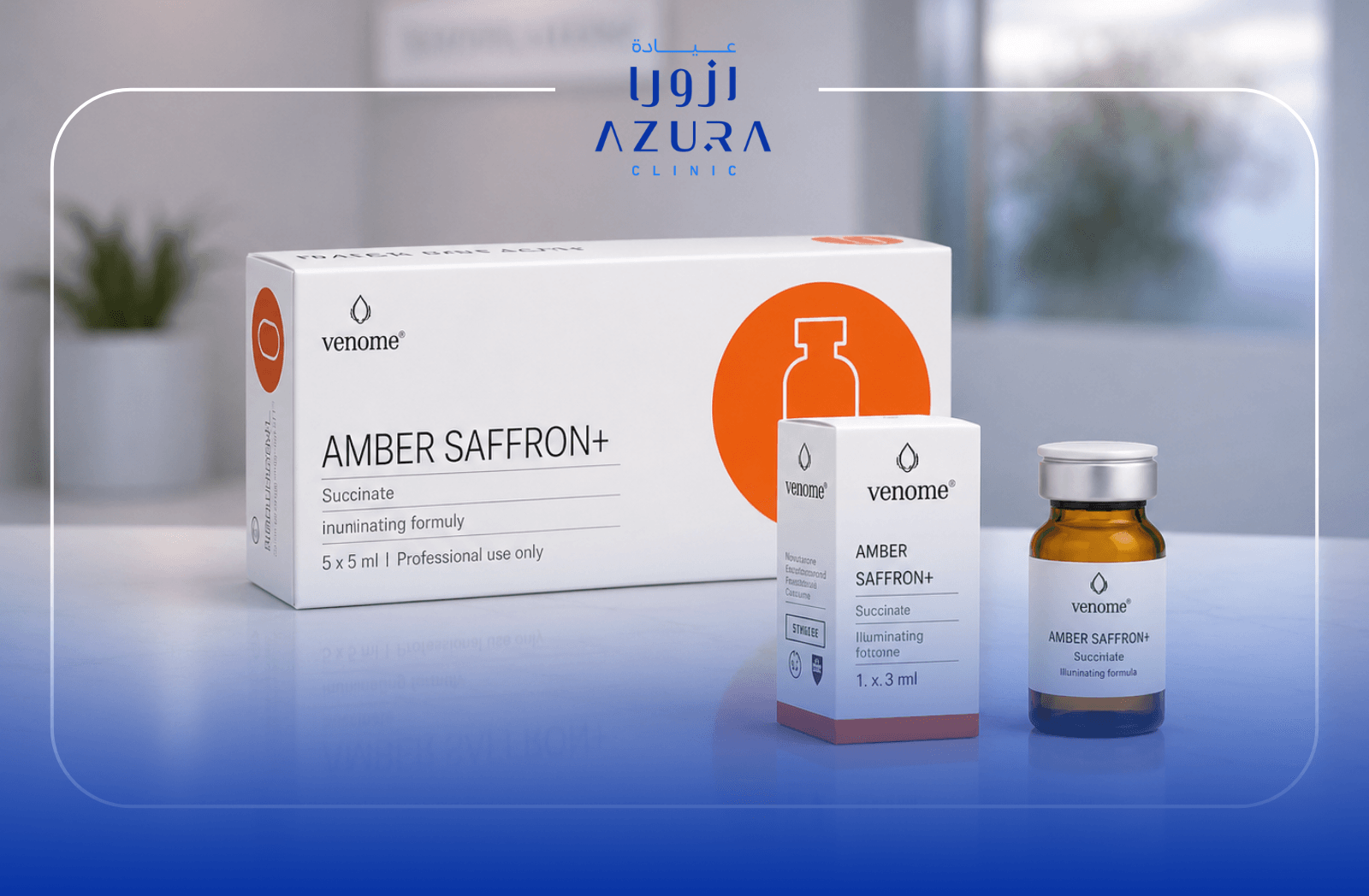 Amber Saffron skin booster treatment for brighter, hydrated, and radiant skin