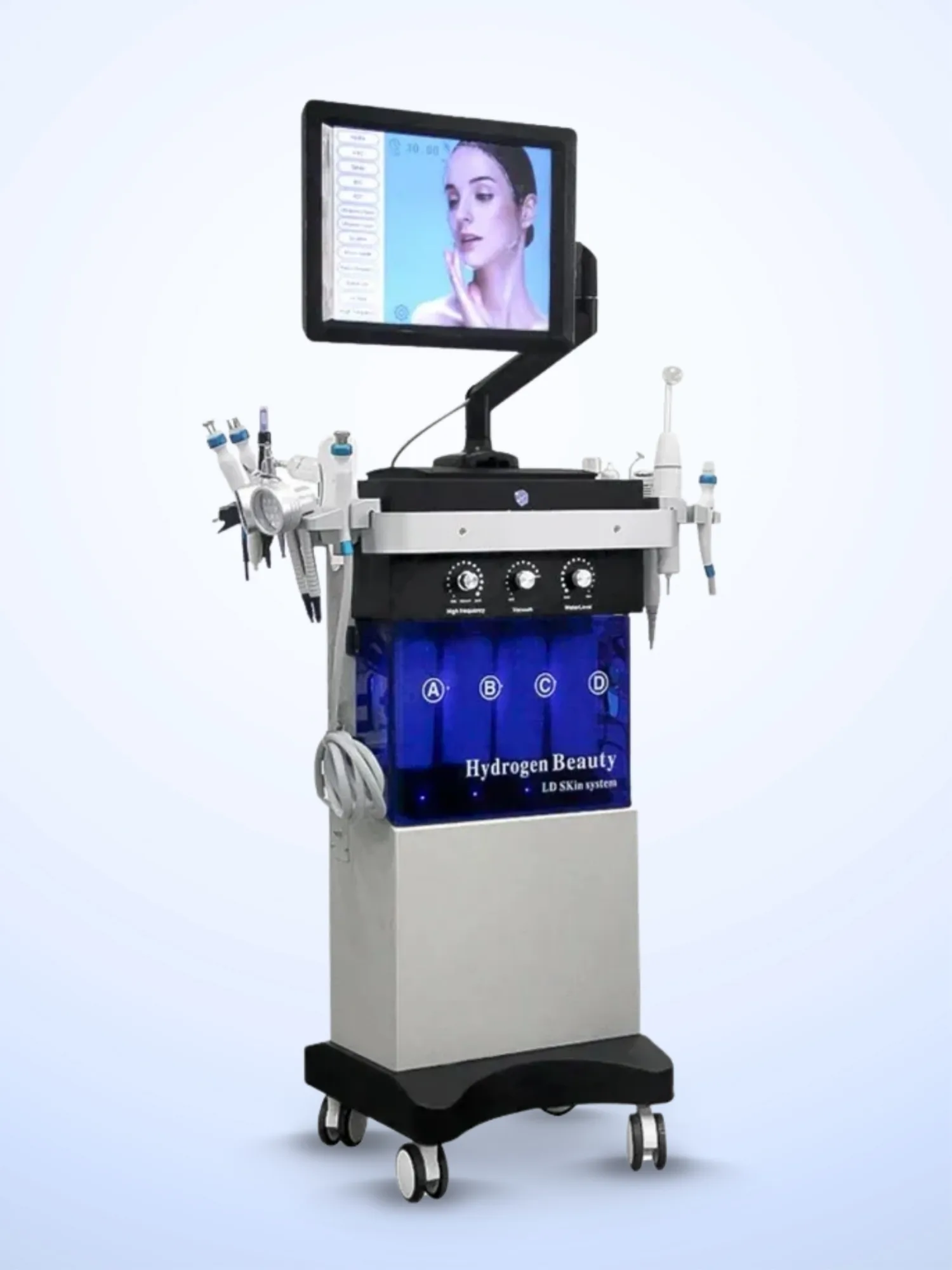 HydraFacial machine at Azura Clinic Muscat for deep cleansing, exfoliation, hydration, pore refinement, and glowing skin treatment