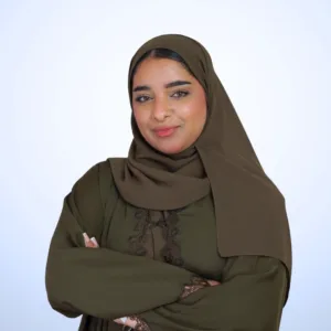 Ms. Wejdan, Customer Service team member at Azura Clinic Muscat, supporting patient communication, appointment assistance, and premium clinic care.