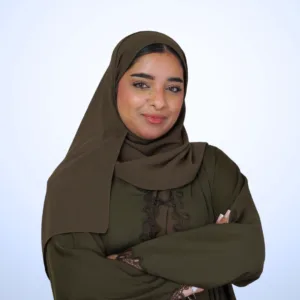Ms. Wejdan, Customer Service team member at Azura Clinic Muscat, supporting patient communication, appointment assistance, and premium clinic care.