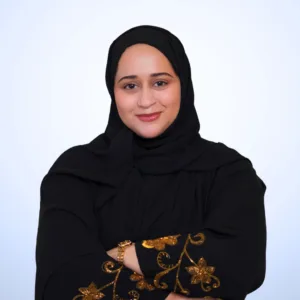 Ms. Rawan, Customer Service team member at Azura Clinic Muscat, supporting patient communication, appointment assistance, and premium clinic care