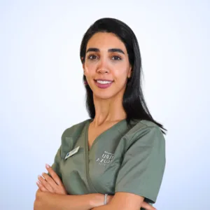 Shabnam Mohammadi, nurse at Azura Clinic in Muscat, Oman